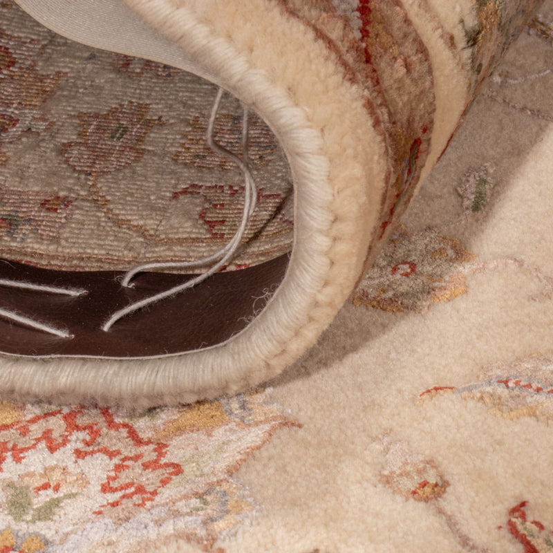 Dywan orientalny - Tabriz - 185 x 120 cm - kremowy