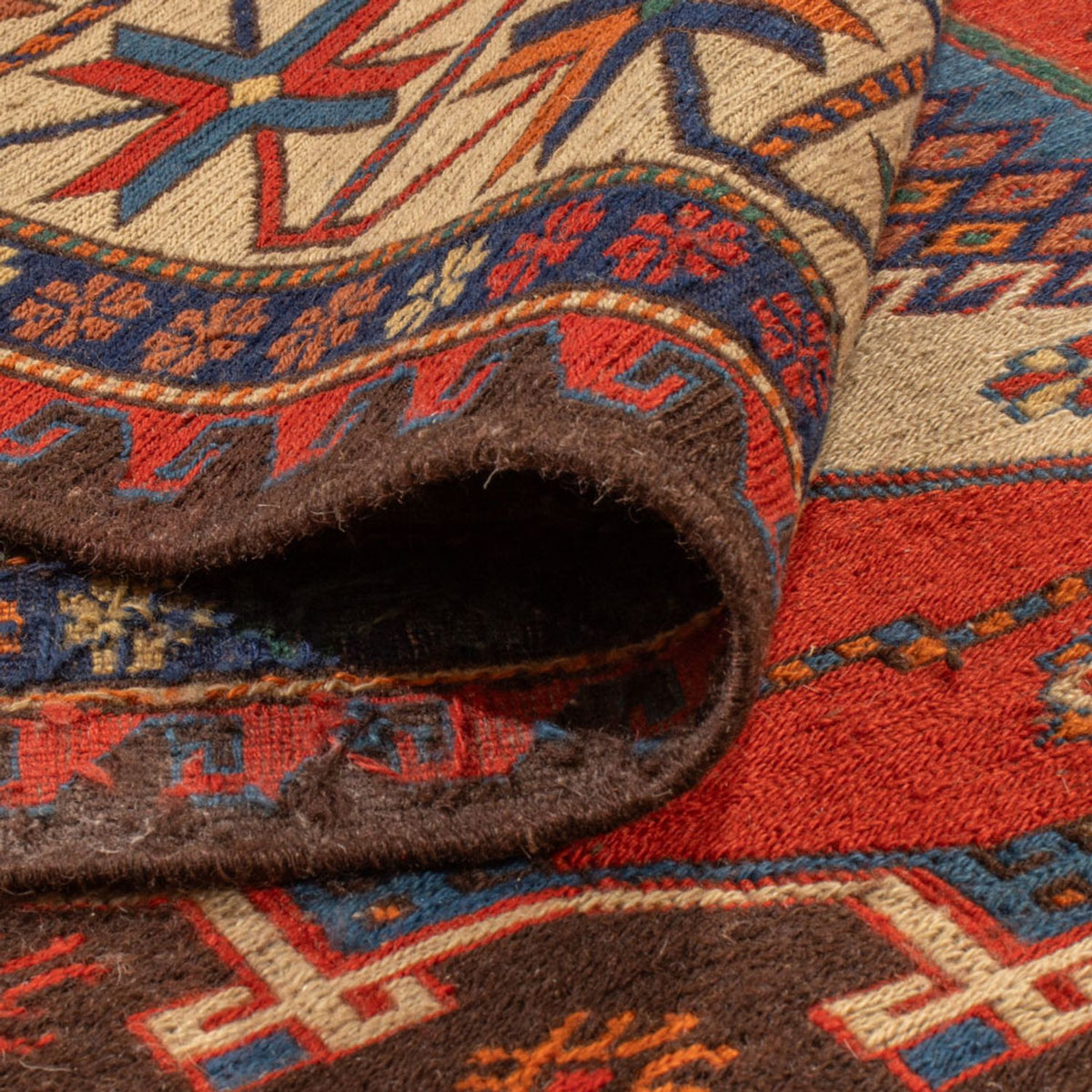 Dywan Kelim - Orientalny - Soumak - 272 x 204 cm - rdza