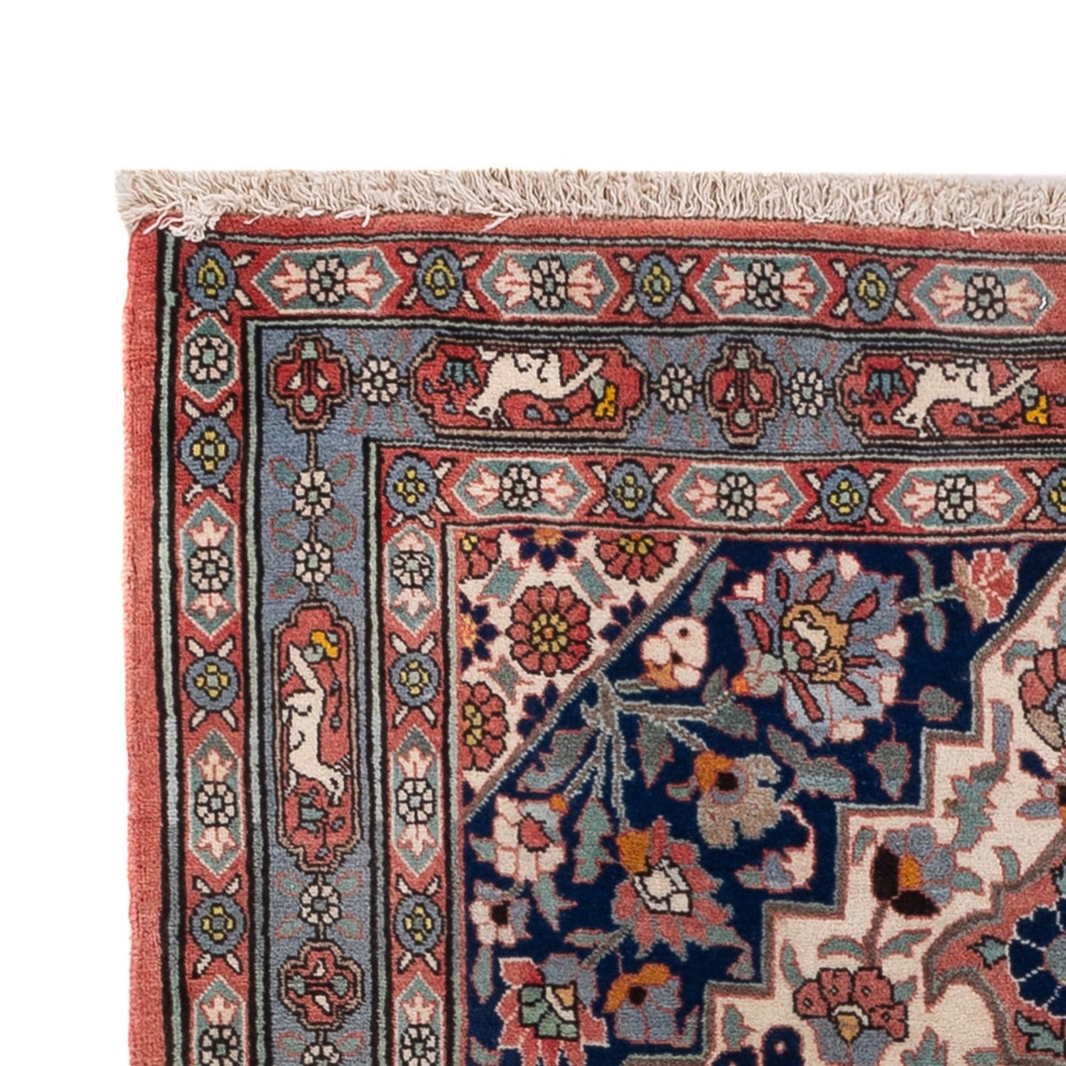 Perski dywan - Nomadyczny - 158 x 106 cm - ciemnoniebieski