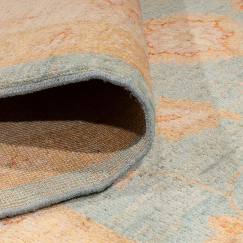 Dywan Zieglera - 290 x 205 cm - jasnoniebieski