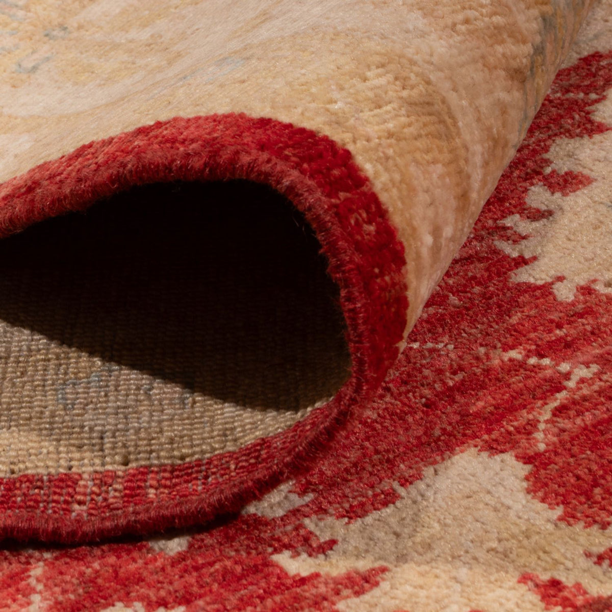 Dywan Zieglera - 295 x 201 cm - ciemna czerwień