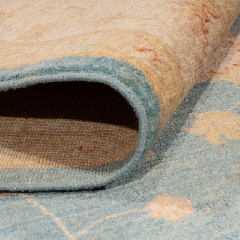 Dywan Zieglera - 301 x 202 cm - jasnoniebieski