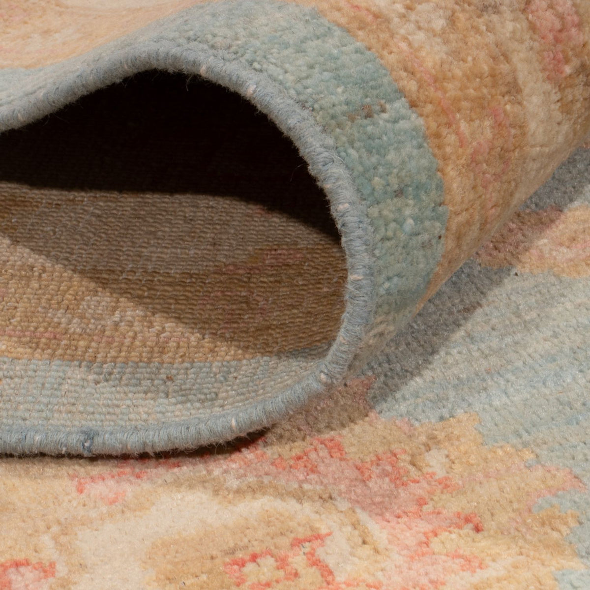 Dywan Zieglera - 298 x 206 cm - jasnoniebieski