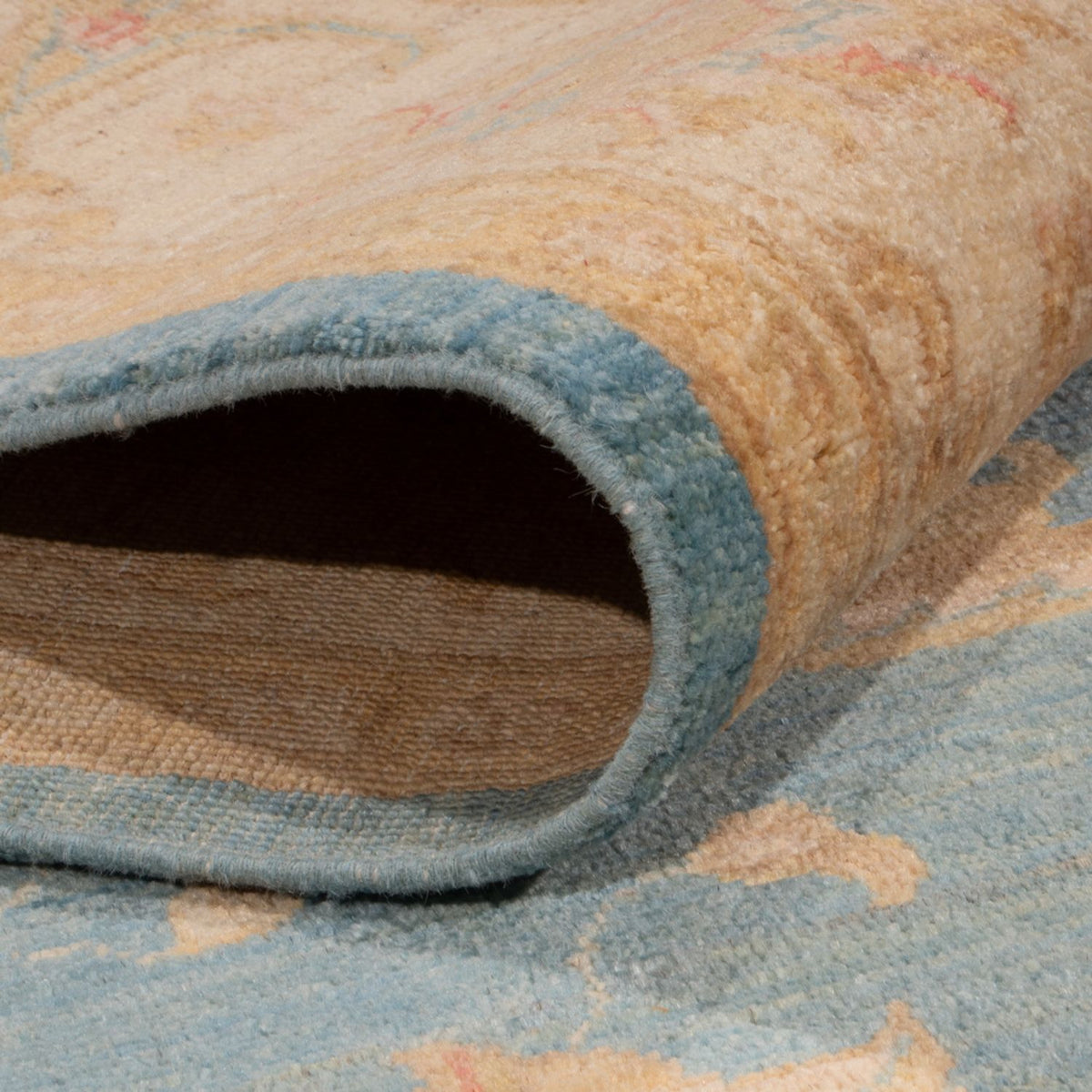 Dywan Zieglera - 303 x 207 cm - niebieski