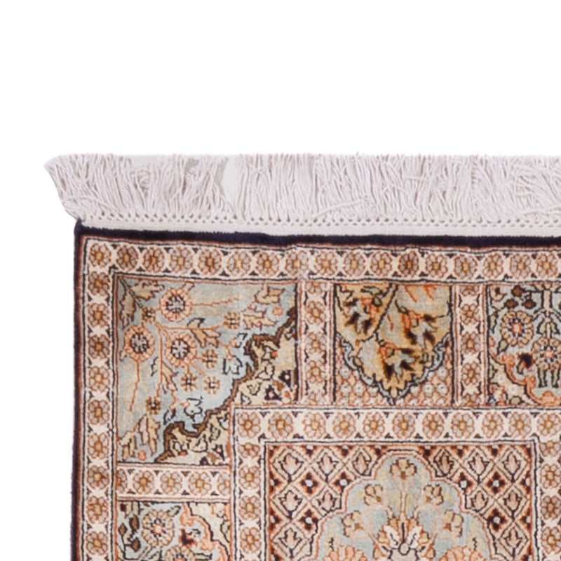 Biegacz Jedwabny dywan - Kashmir Silk - 259 x 79 cm - ciemny beż