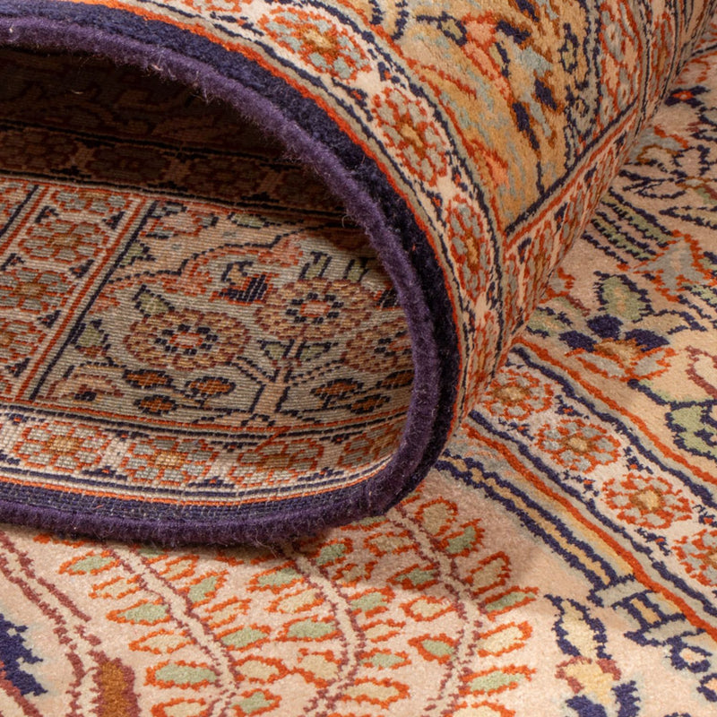 Biegacz Jedwabny dywan - Kashmir Silk - 259 x 79 cm - ciemny beż