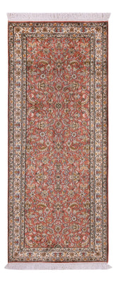 Biegacz Jedwabny dywan - Kashmir Silk - 188 x 78 cm - jasna czerwień