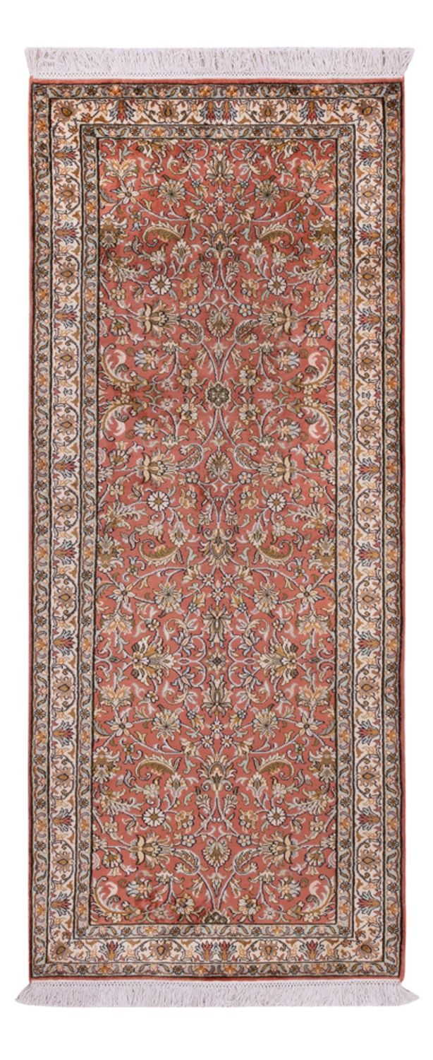 Biegacz Jedwabny dywan - Kashmir Silk - 188 x 78 cm - jasna czerwień