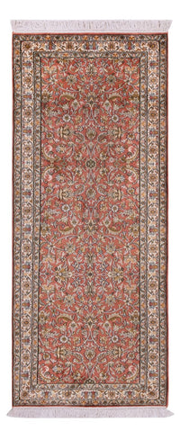 Biegacz Jedwabny dywan - Kashmir Silk - 188 x 78 cm - jasna czerwień