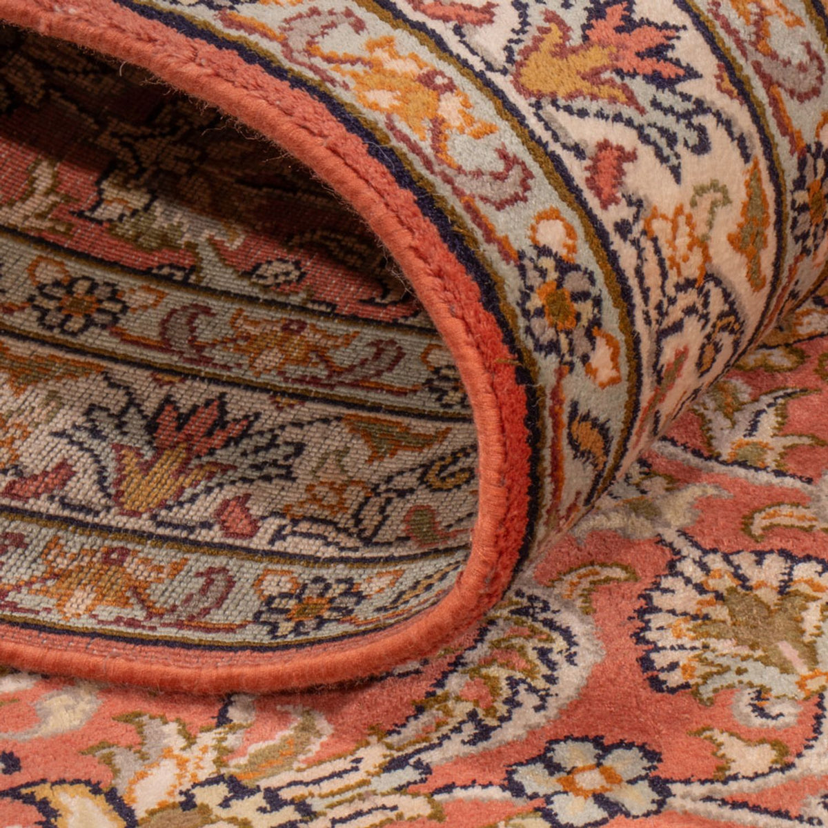 Biegacz Jedwabny dywan - Kashmir Silk - 188 x 78 cm - jasna czerwień