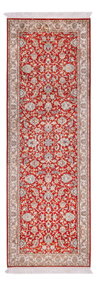 Biegacz Jedwabny dywan - Kashmir Silk - 242 x 79 cm - czerwony