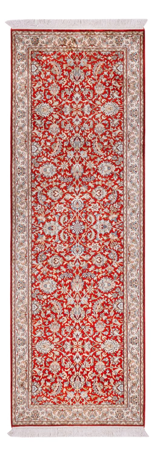 Biegacz Jedwabny dywan - Kashmir Silk - 242 x 79 cm - czerwony
