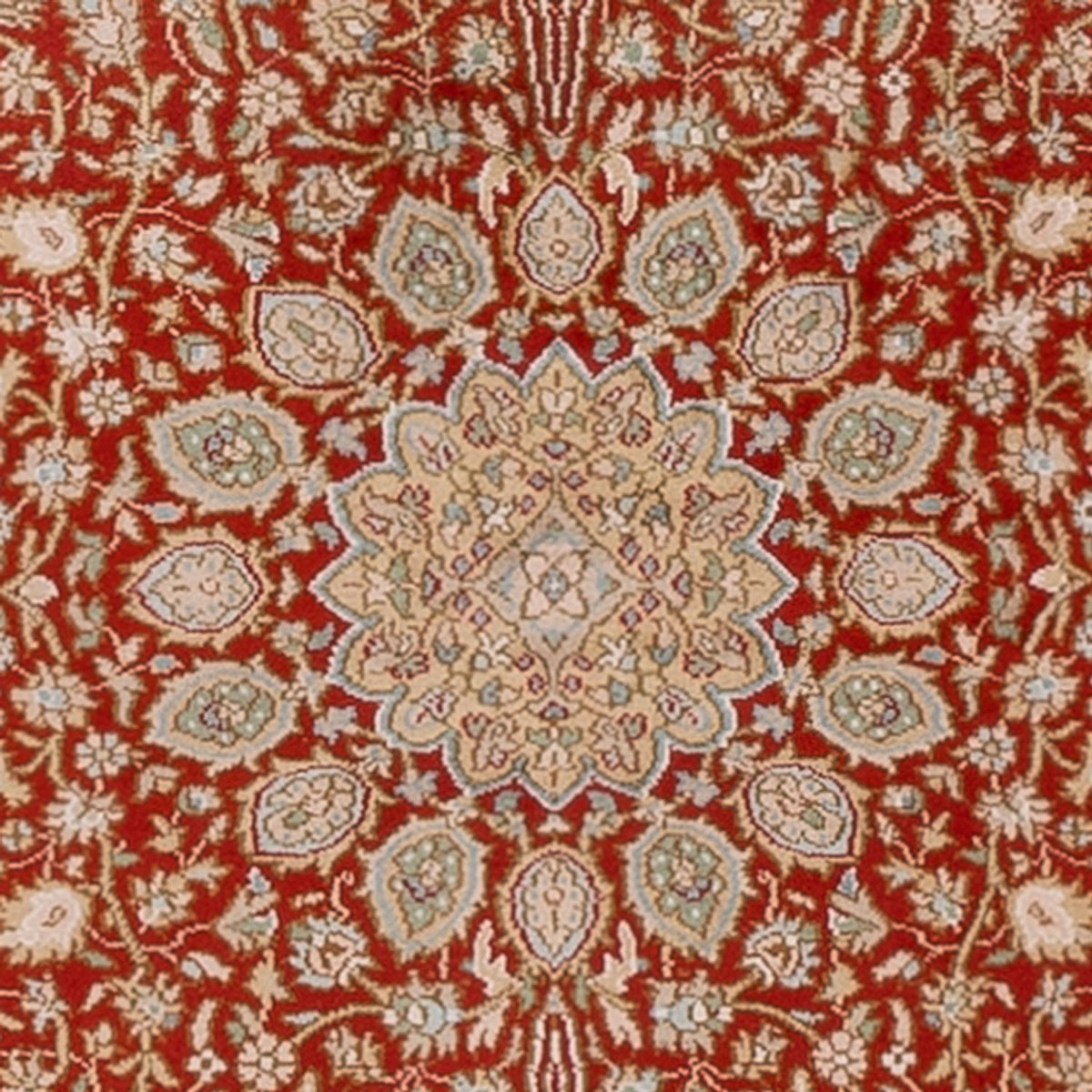 Biegacz Jedwabny dywan - Kashmir Silk - 251 x 81 cm - czerwony
