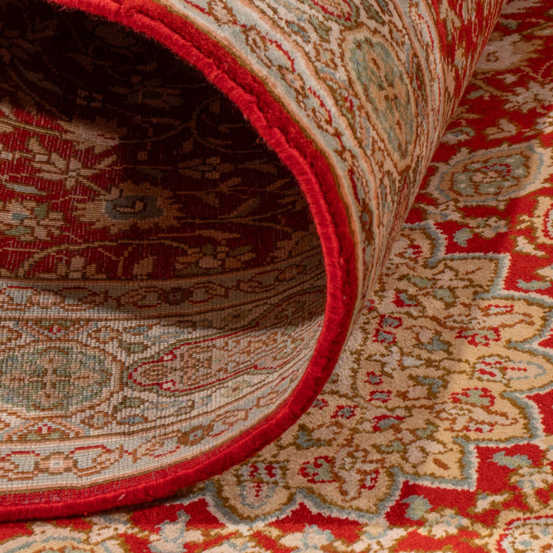 Biegacz Jedwabny dywan - Kashmir Silk - 251 x 81 cm - czerwony
