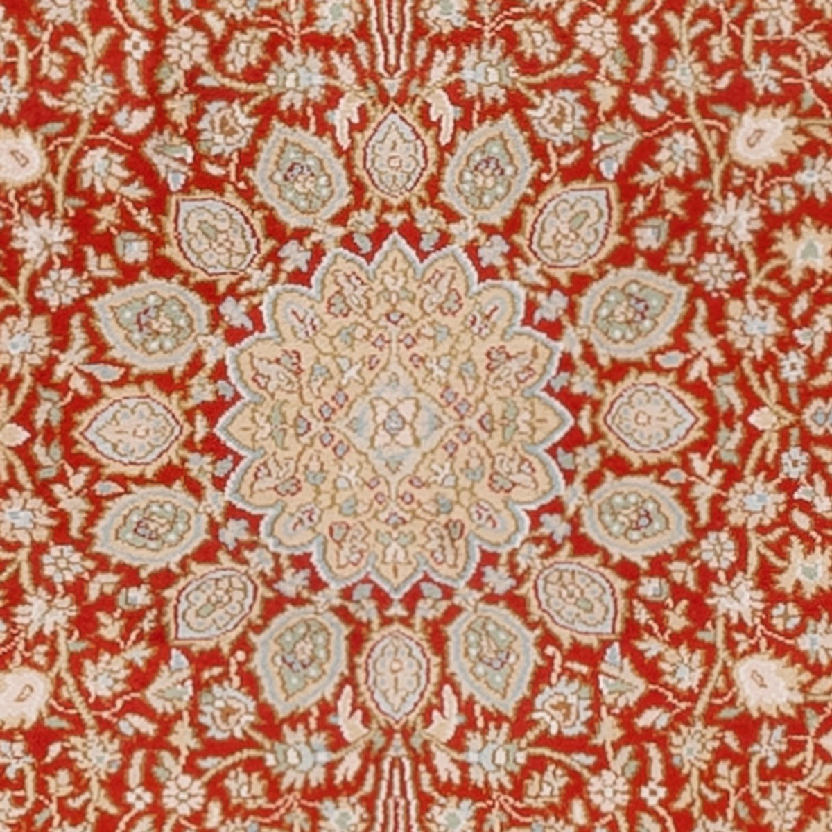 Biegacz Jedwabny dywan - Kashmir Silk - 251 x 79 cm - czerwony
