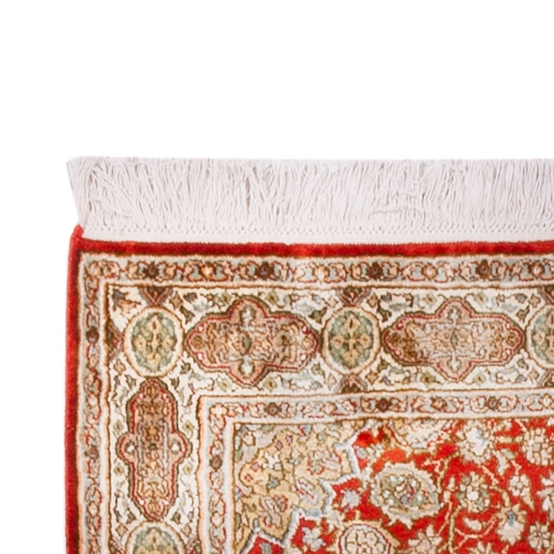 Biegacz Jedwabny dywan - Kashmir Silk - 251 x 79 cm - czerwony