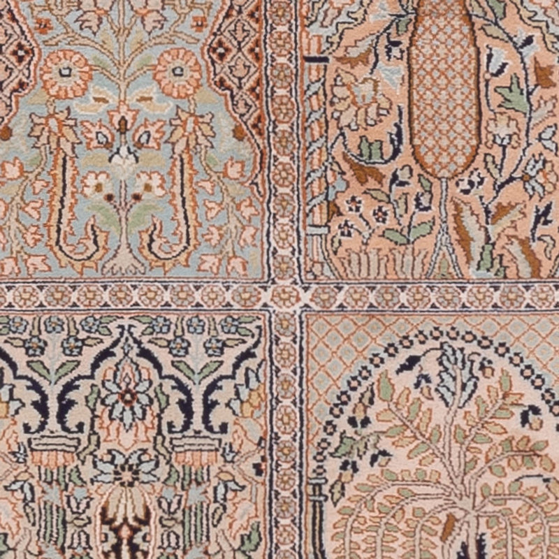 Biegacz Jedwabny dywan - Kashmir Silk - 243 x 80 cm - ciemny beż