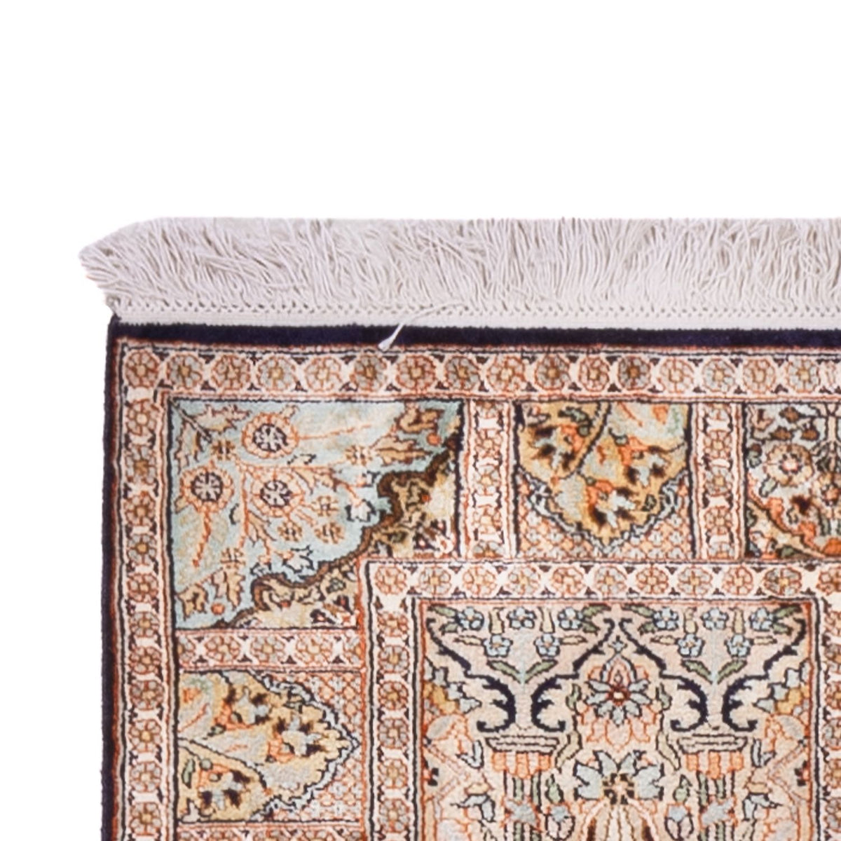 Biegacz Jedwabny dywan - Kashmir Silk - 243 x 80 cm - ciemny beż