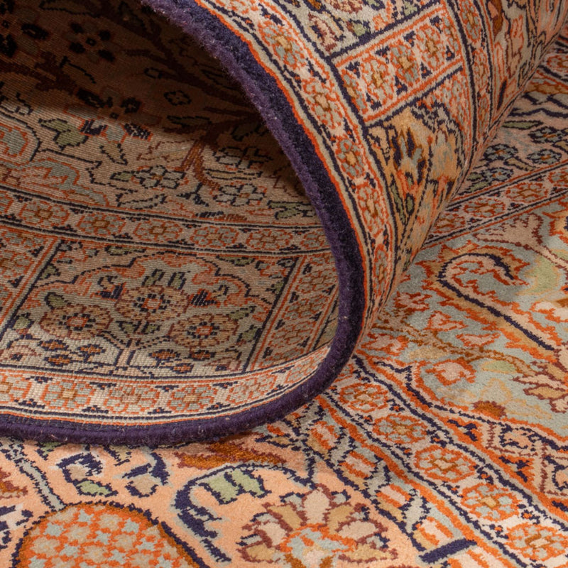 Biegacz Jedwabny dywan - Kashmir Silk - 243 x 80 cm - ciemny beż