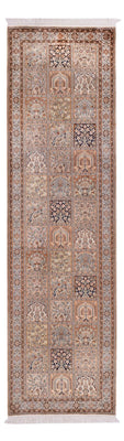 Biegacz Jedwabny dywan - Kashmir Silk - 305 x 81 cm - ciemny beż