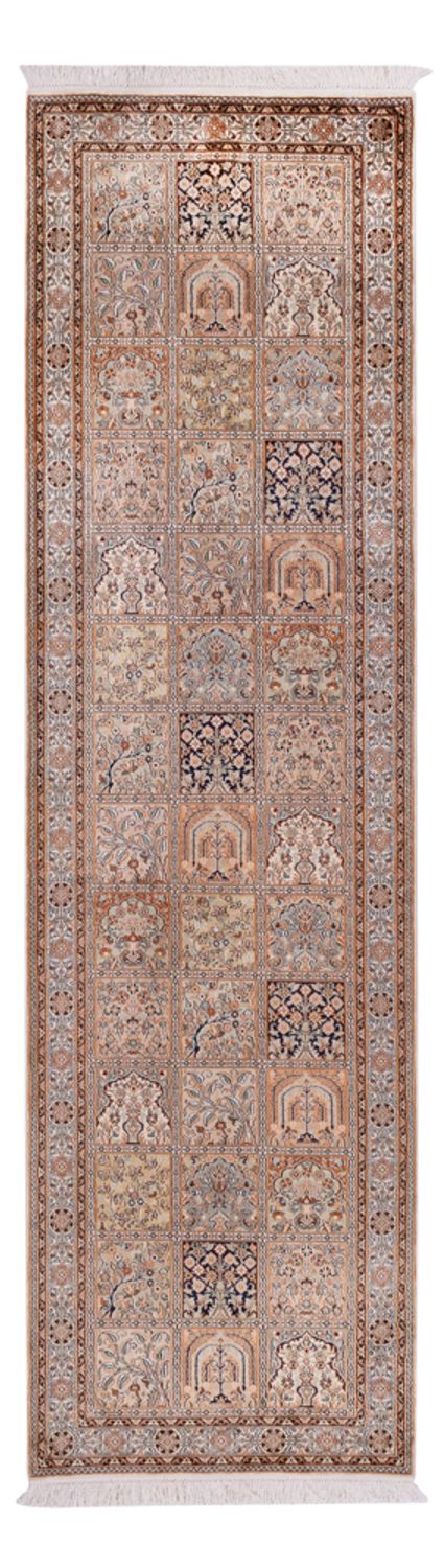 Biegacz Jedwabny dywan - Kashmir Silk - 305 x 81 cm - ciemny beż