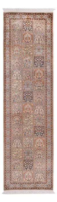 Biegacz Jedwabny dywan - Kashmir Silk - 305 x 81 cm - ciemny beż