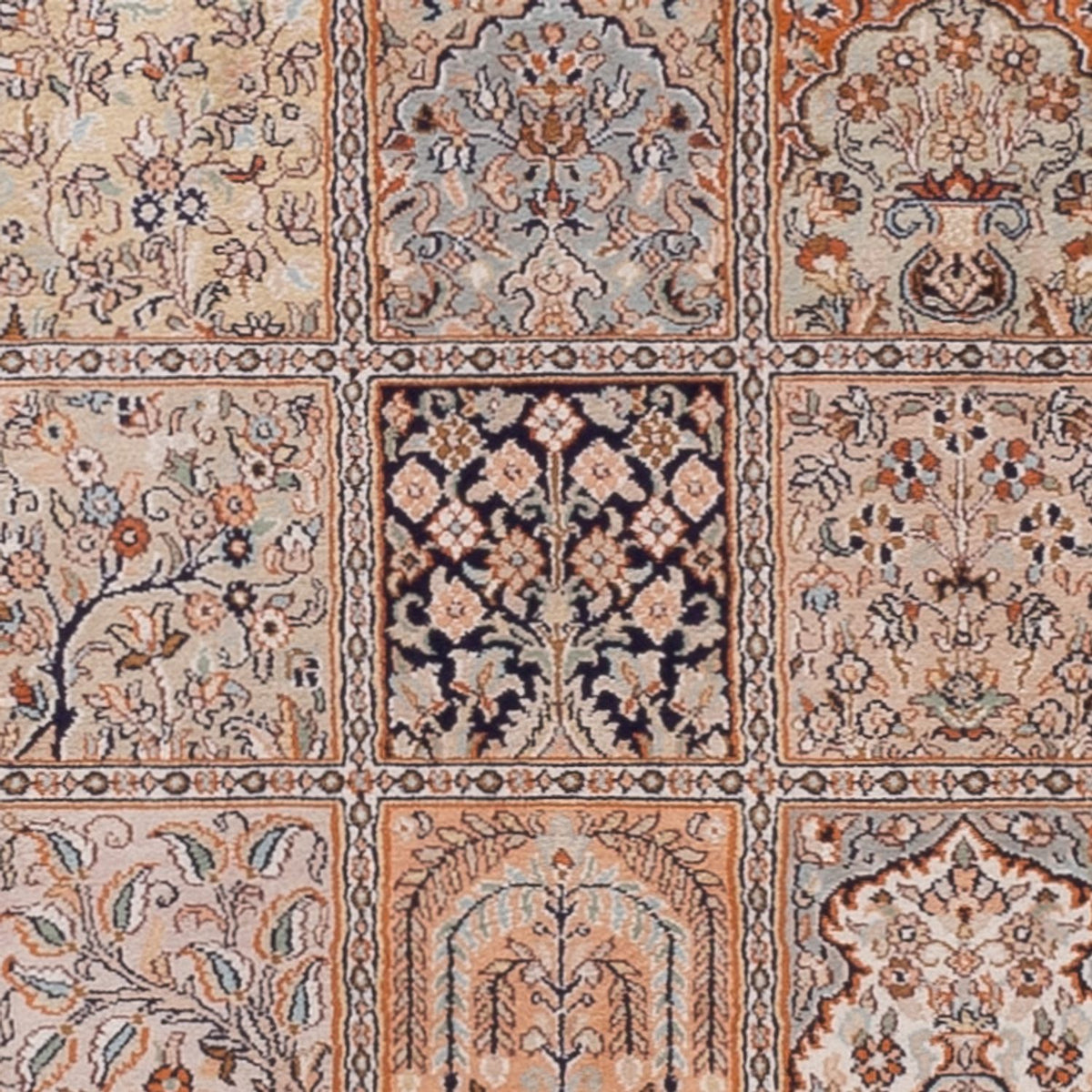 Biegacz Jedwabny dywan - Kashmir Silk - 305 x 81 cm - ciemny beż
