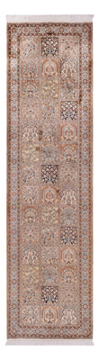 Biegacz Jedwabny dywan - Kashmir Silk - 307 x 81 cm - ciemny beż