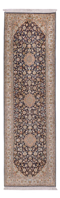 Biegacz Jedwabny dywan - Kashmir Silk - 264 x 76 cm - ciemny beż