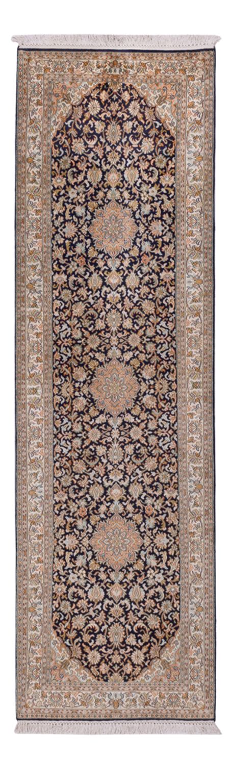 Biegacz Jedwabny dywan - Kashmir Silk - 264 x 76 cm - ciemny beż