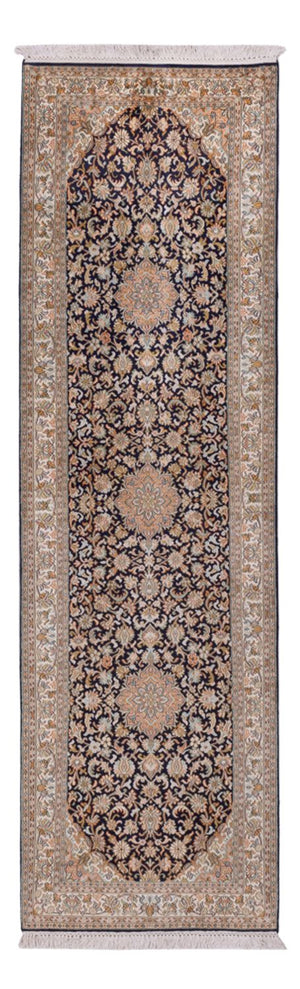 Biegacz Jedwabny dywan - Kashmir Silk - 264 x 76 cm - ciemny beż