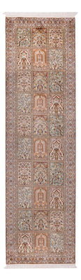 Biegacz Jedwabny dywan - Kashmir Silk - 285 x 80 cm - ciemny beż