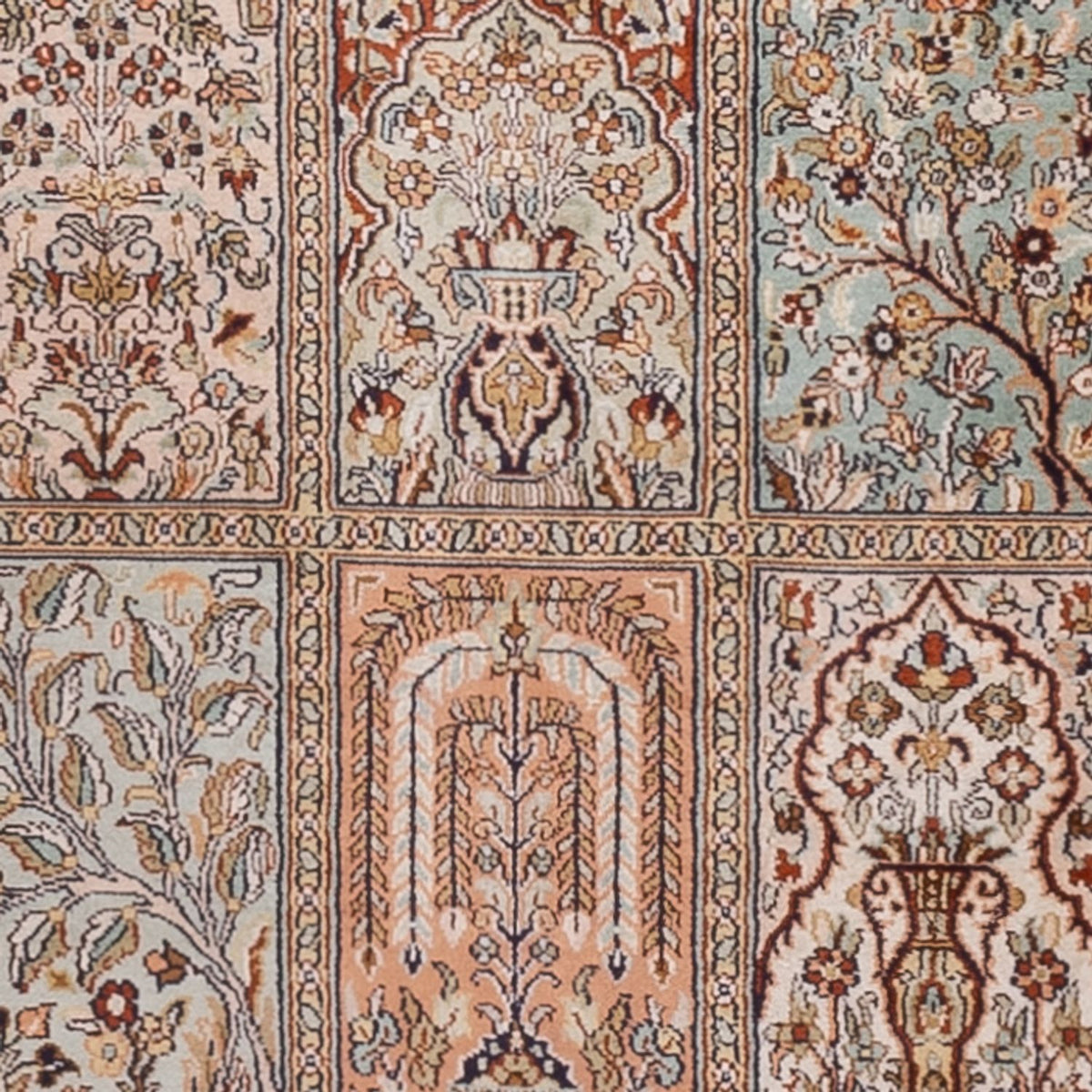 Biegacz Jedwabny dywan - Kashmir Silk - 285 x 80 cm - ciemny beż
