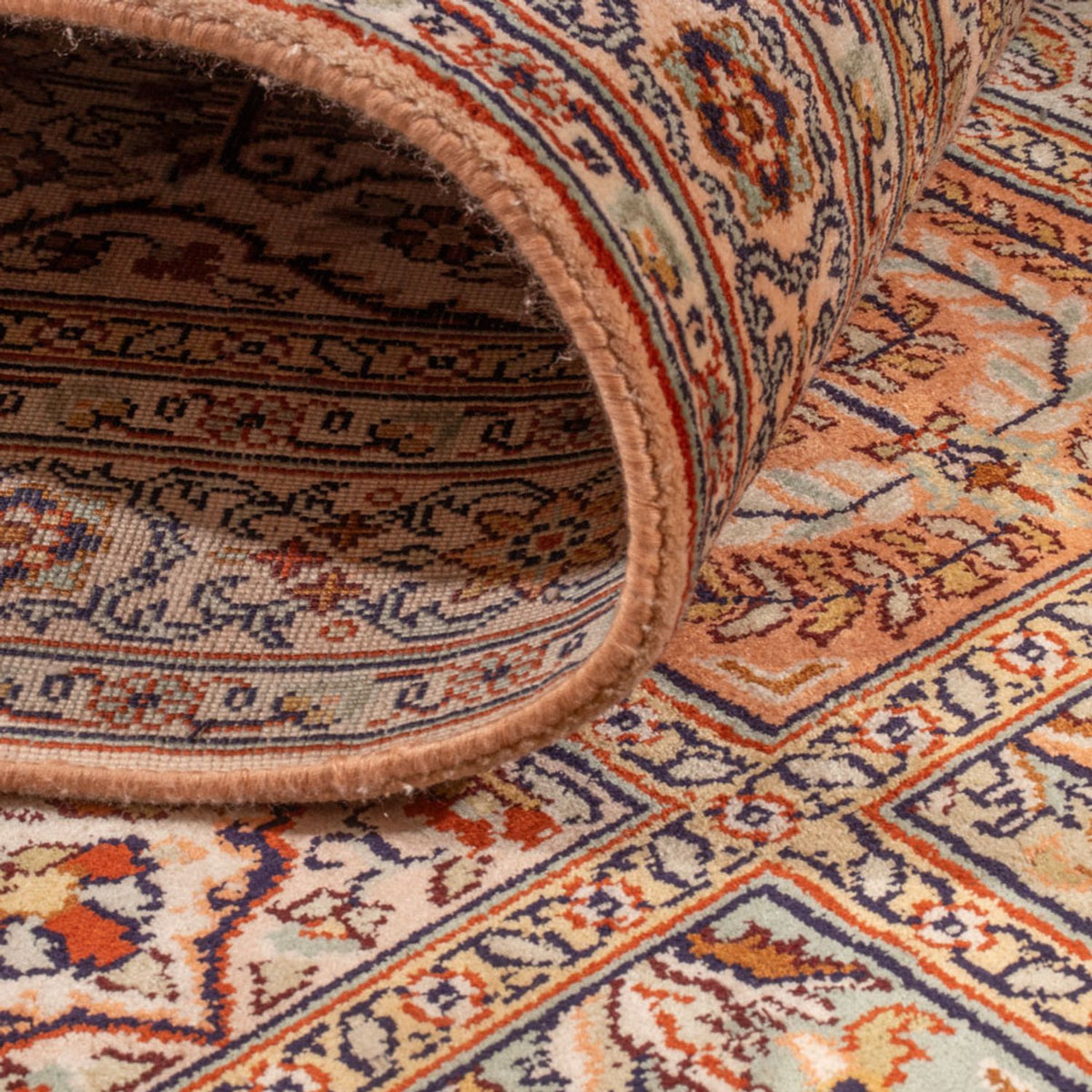 Biegacz Jedwabny dywan - Kashmir Silk - 285 x 80 cm - ciemny beż