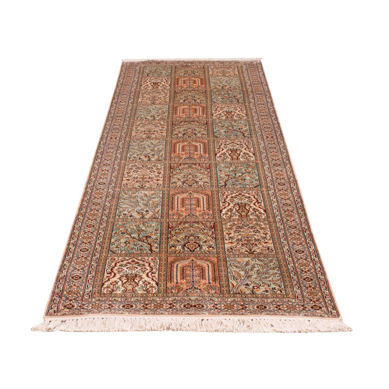 Biegacz Jedwabny dywan - Kashmir Silk - 285 x 80 cm - ciemny beż