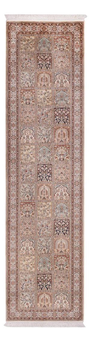 Biegacz Jedwabny dywan - Kashmir Silk - 298 x 77 cm - ciemny beż
