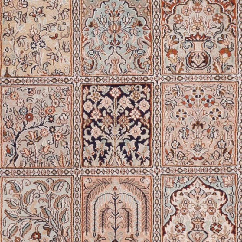 Biegacz Jedwabny dywan - Kashmir Silk - 298 x 77 cm - ciemny beż