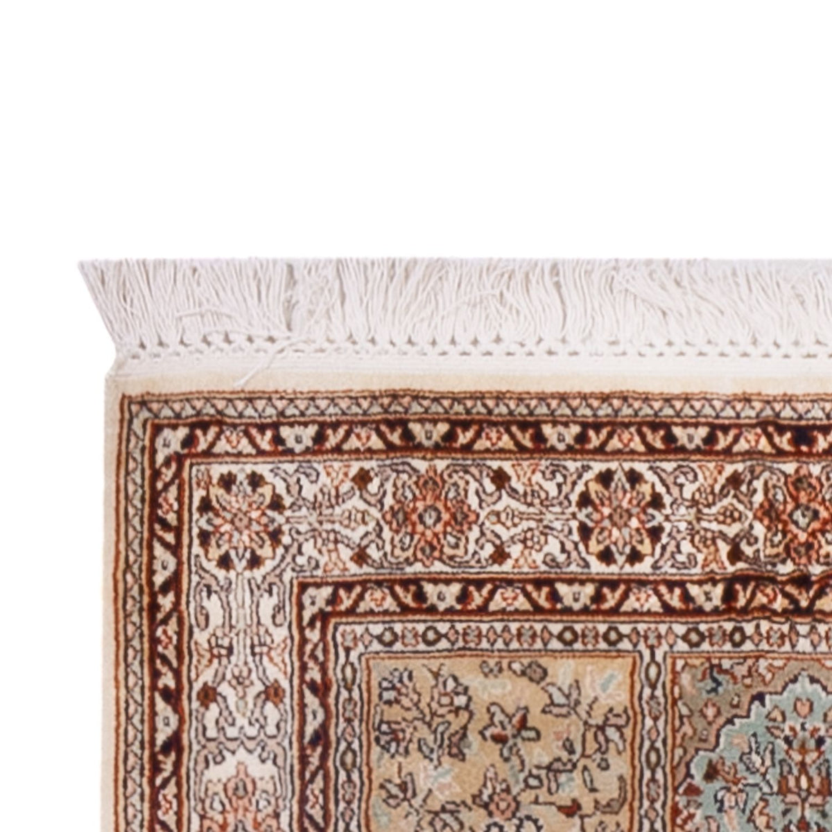 Biegacz Jedwabny dywan - Kashmir Silk - 298 x 77 cm - ciemny beż