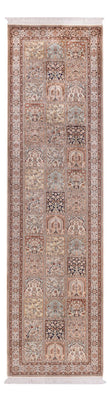 Biegacz Jedwabny dywan - Kashmir Silk - 301 x 79 cm - ciemny beż