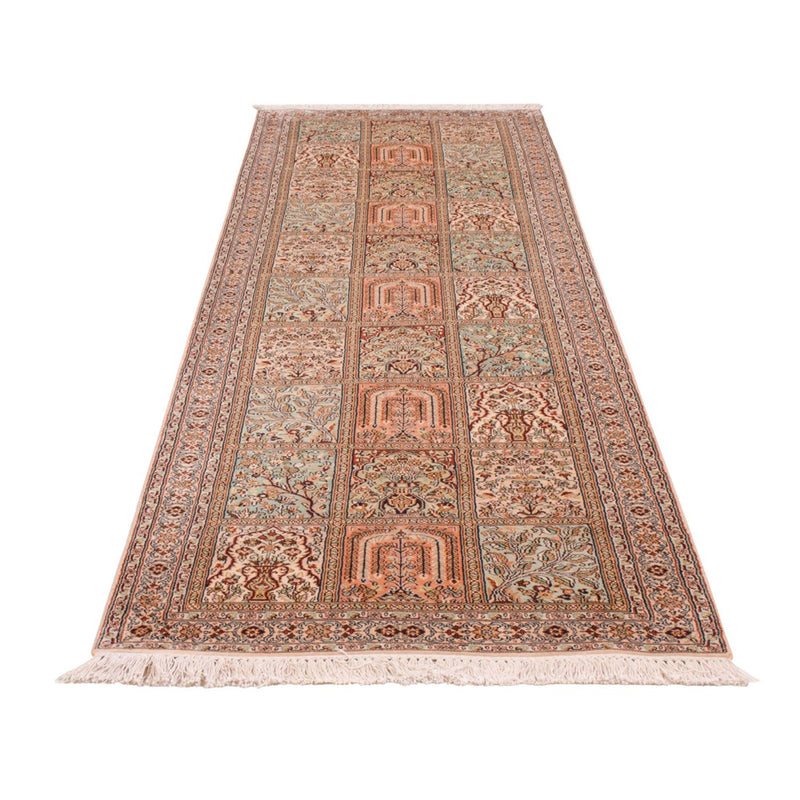 Biegacz Jedwabny dywan - Kashmir Silk - 287 x 80 cm - ciemny beż