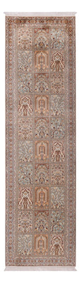 Biegacz Jedwabny dywan - Kashmir Silk - 303 x 81 cm - ciemny beż