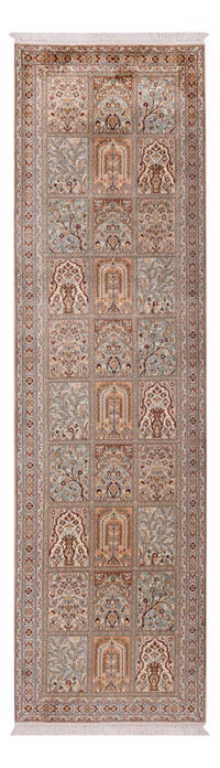 Biegacz Jedwabny dywan - Kashmir Silk - 303 x 81 cm - ciemny beż