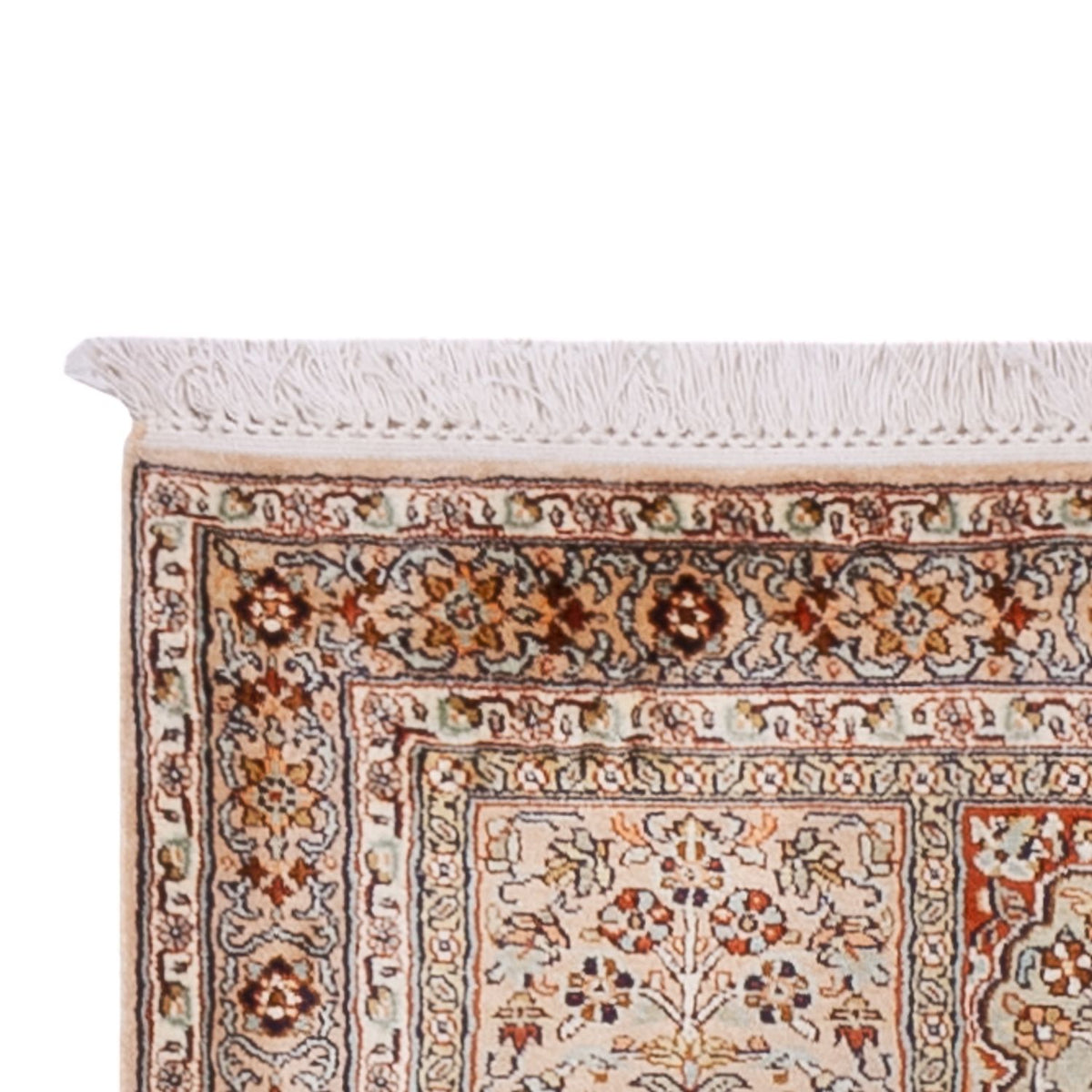 Biegacz Jedwabny dywan - Kashmir Silk - 303 x 81 cm - ciemny beż