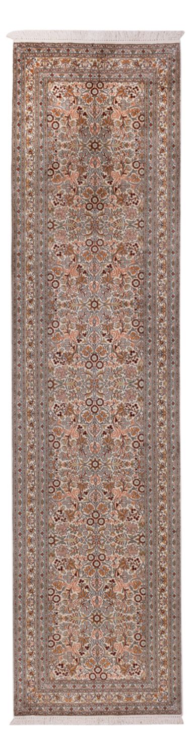 Biegacz Jedwabny dywan - Kashmir Silk - 338 x 79 cm - ciemny beż