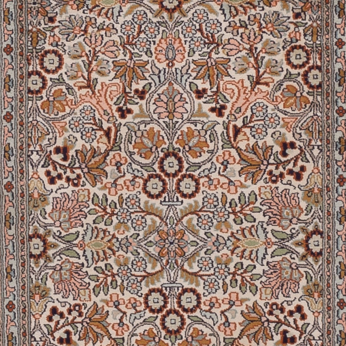 Biegacz Jedwabny dywan - Kashmir Silk - 338 x 79 cm - ciemny beż