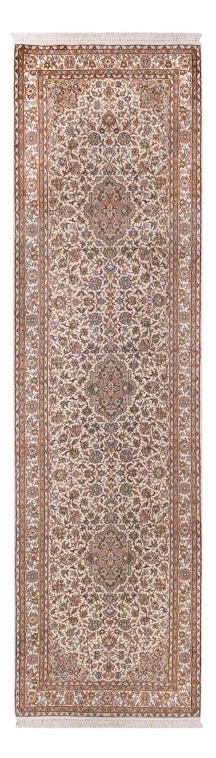 Biegacz Jedwabny dywan - Kashmir Silk - 290 x 81 cm - jasny beż