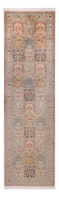 Biegacz Jedwabny dywan - Kashmir Silk - 280 x 80 cm - ciemny beż
