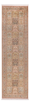 Biegacz Jedwabny dywan - Kashmir Silk - 282 x 79 cm - ciemny beż