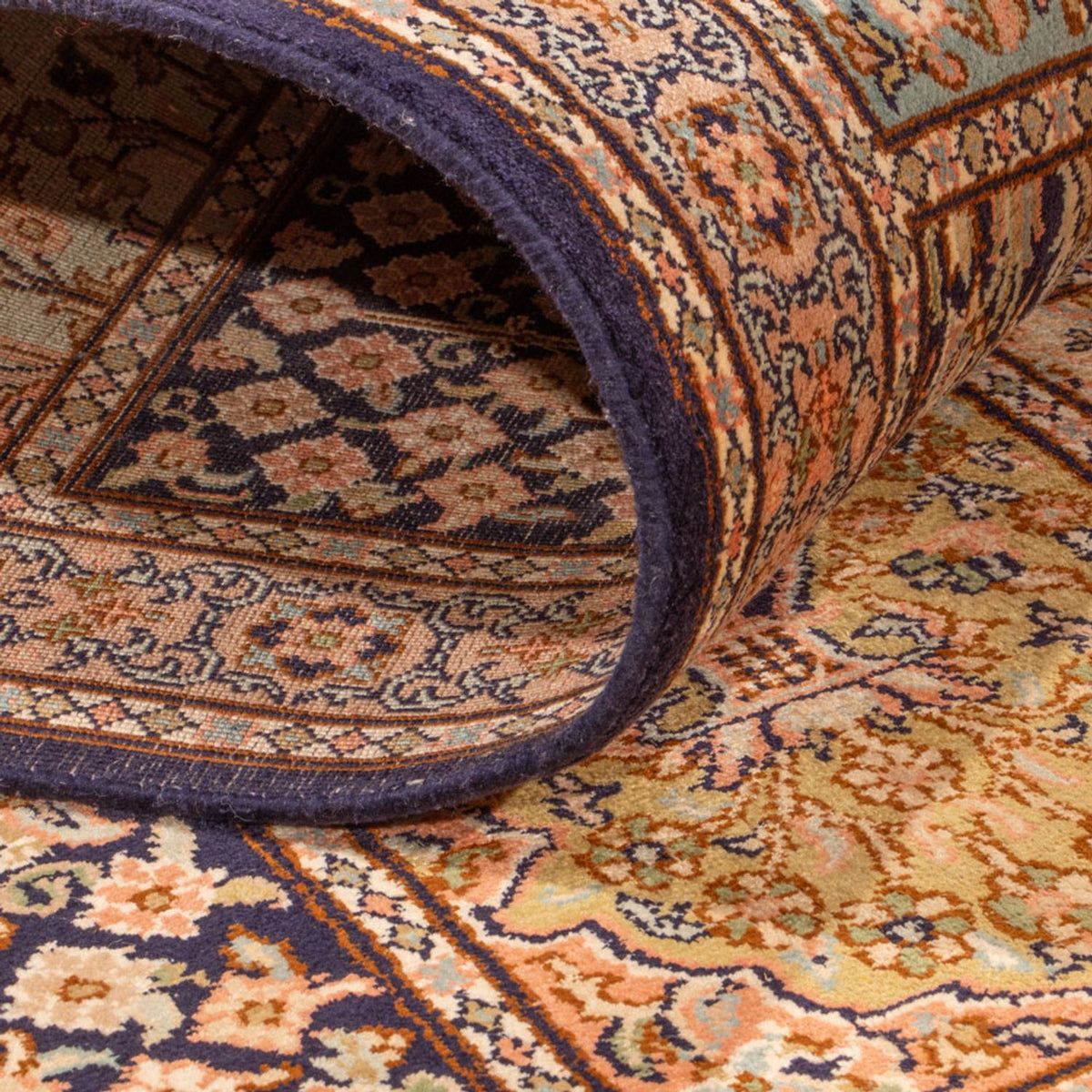 Biegacz Jedwabny dywan - Kashmir Silk - 304 x 77 cm - ciemny beż