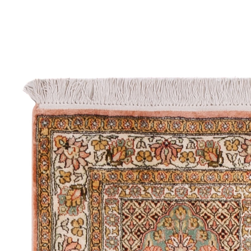 Biegacz Jedwabny dywan - Kashmir Silk - 287 x 79 cm - ciemny beż